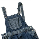 Blue Denim Patch Pocket Overalls