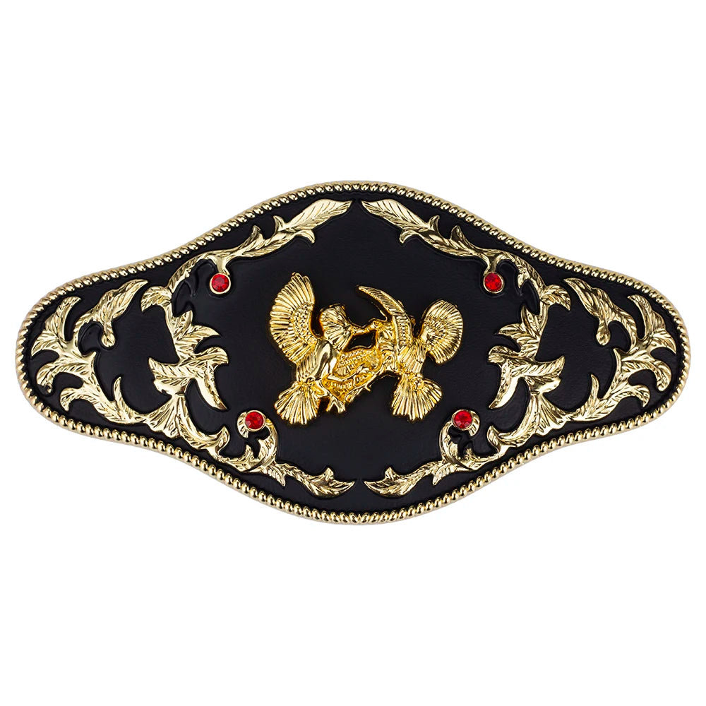 Golden Cross and Bull Buckle