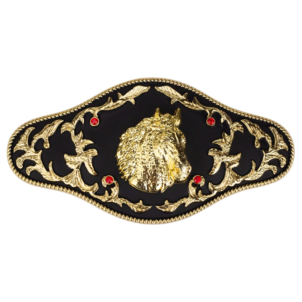 Golden Cross and Bull Buckle