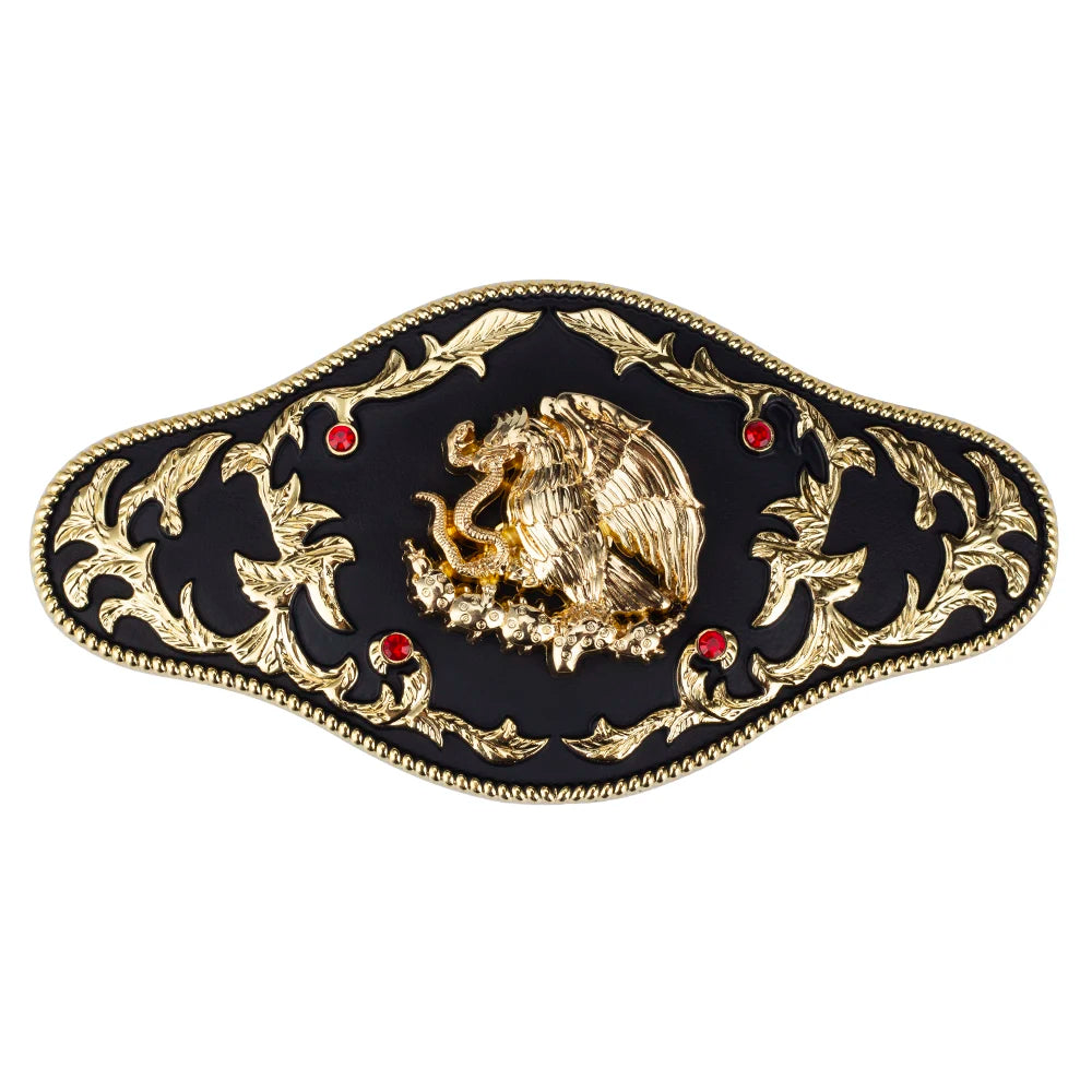 Golden Cross and Bull Buckle