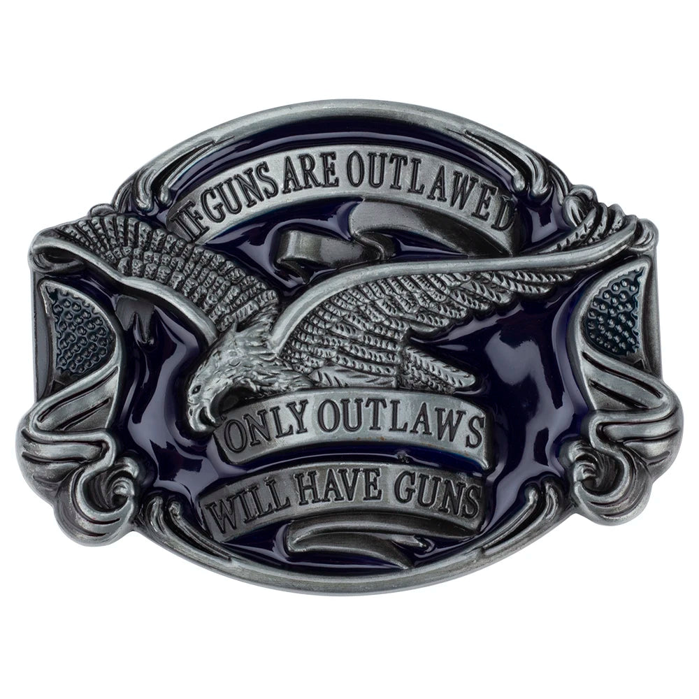 Only Outlaws Eagle Buckle
