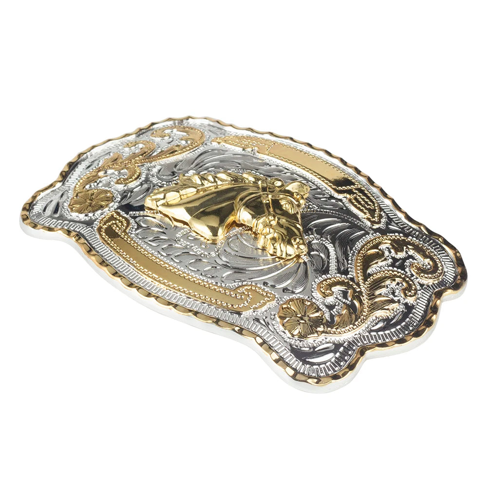 Gold Scorpion Western Belt Buckle
