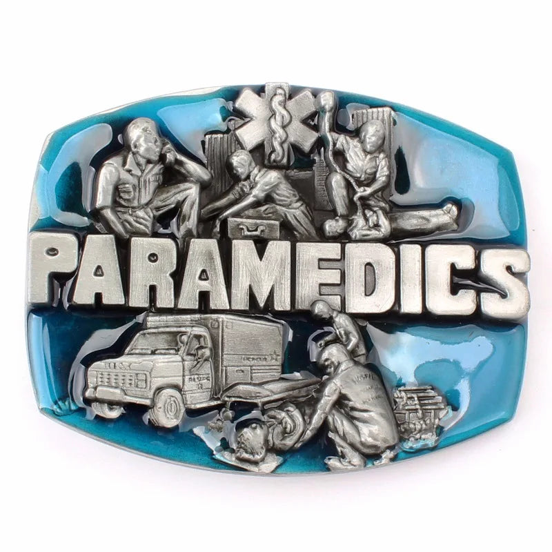 Paramedics Heroic Service Belt Buckle