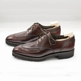 Chocolate Oxford Derby Leather Lace Ups