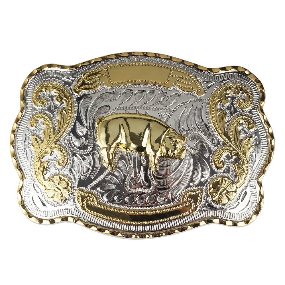 Gold Scorpion Western Belt Buckle
