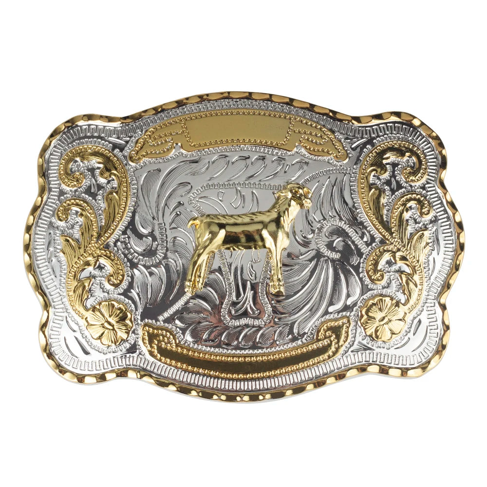 Gold Scorpion Western Belt Buckle