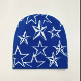 five-pointed star y2k beanie
