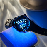 Trisome Star Planet Luminous Steel Automatic Watch