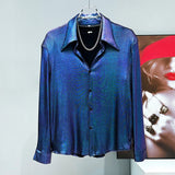 Aqua Gradient Colored Shirt