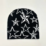 five-pointed star y2k beanie
