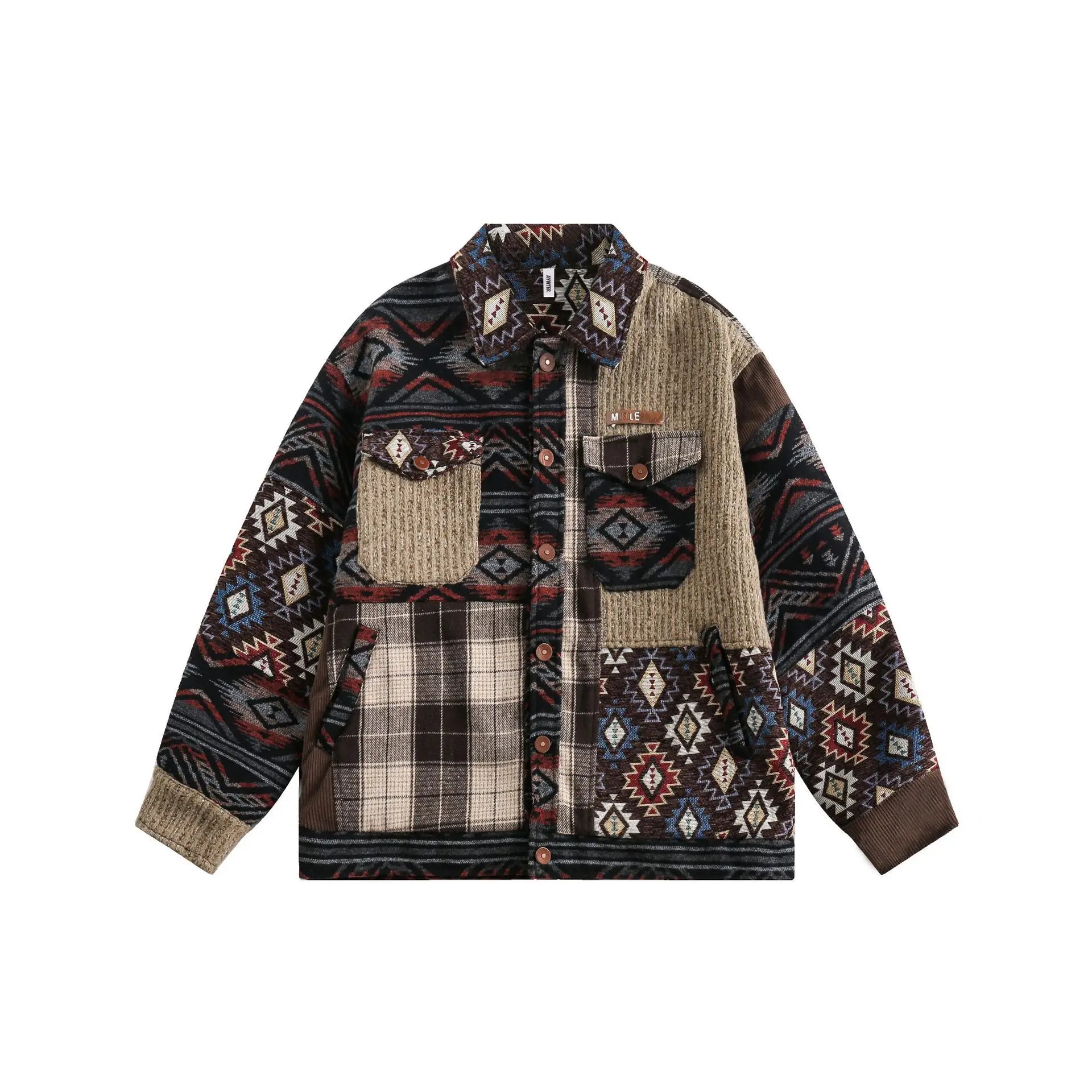 Nomad Patchwork Tribal Jacket