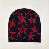 five-pointed star y2k beanie