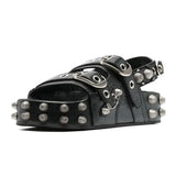 Gladiator Studded Platform Sandals
