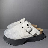 Suede Leather Platform Sandals