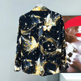 Astral Butterfly Button-Up