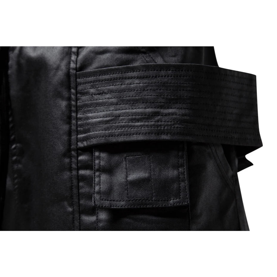 Black Tactical Cargo Joggers