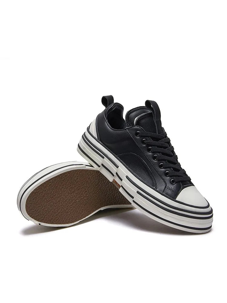 Tierforge Layered Leather Sneakers