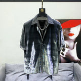 Mirage Iridescent Button-Up