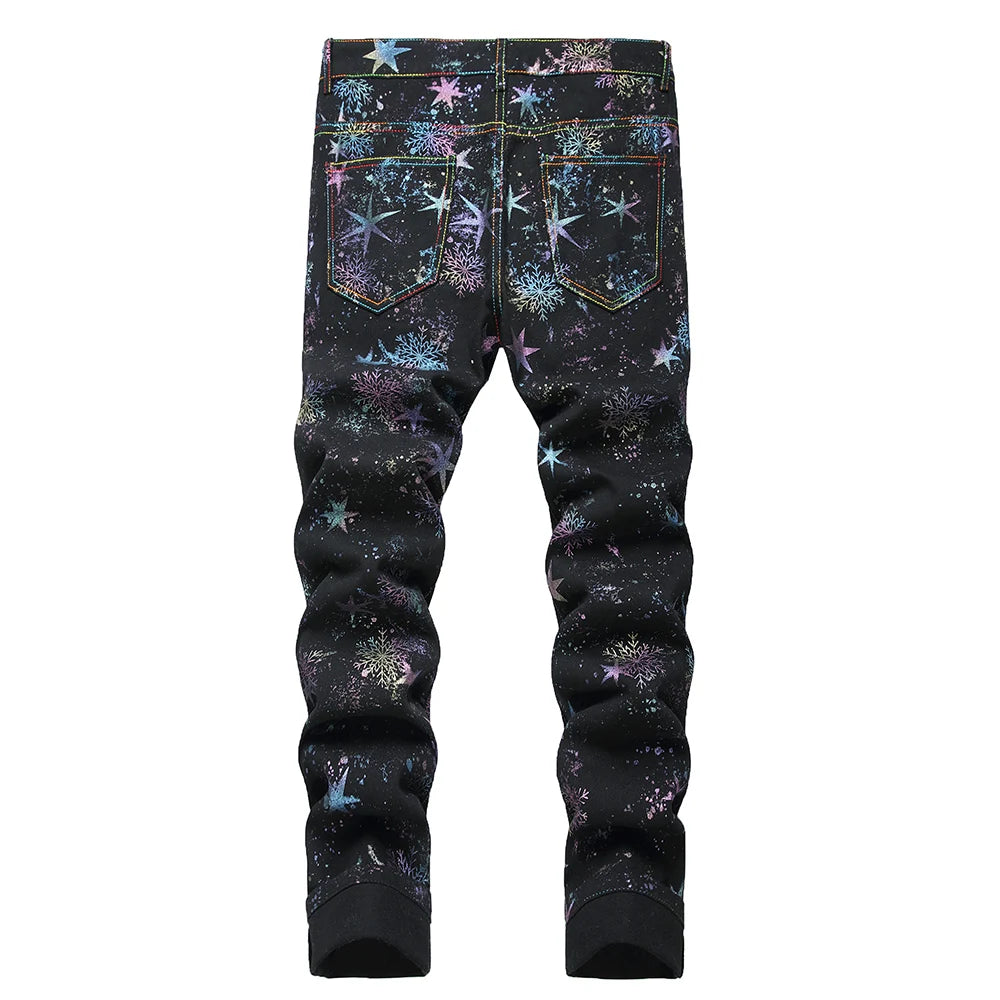 Cosmic Burst Slim Jeans