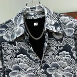 Diamond Set Floral Shirt