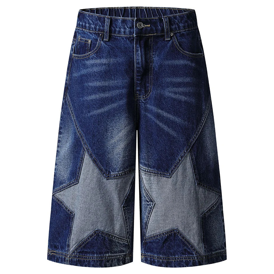 Denim Star Pathwork Shorts