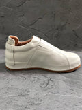 Ivory Forge Minimalist Leather Slip-Ons