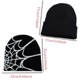 Spider Web Knitted Beanie