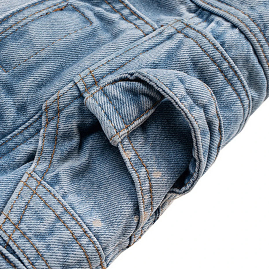 Denim Wide Leg Loose Shorts