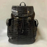 Luxe Croc-Embossed Multi-Tone Backpack