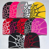 Spider Web Knitted Beanie
