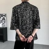 Fully Loaded Sequin Button Up Shirt