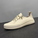 Onyx Crest Leather Low-Top Sneakers