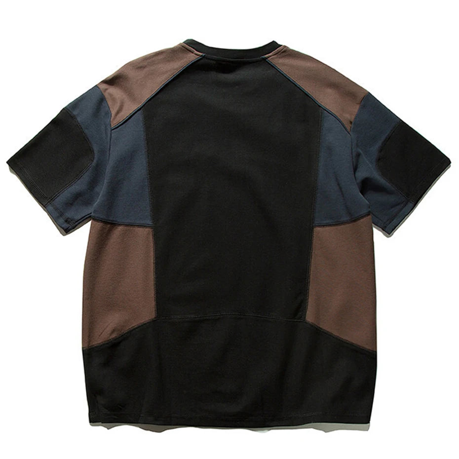 Color Block Streetwear T-Shirt
