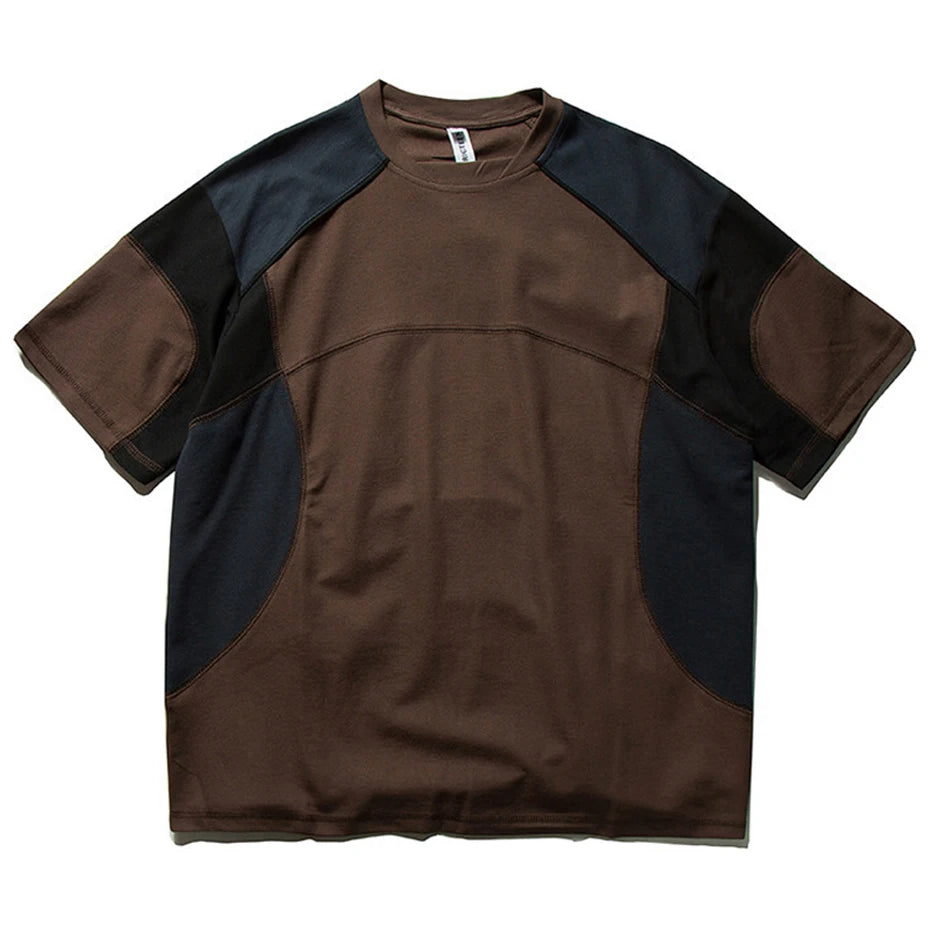 Color Block Streetwear T-Shirt