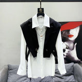 Chic Layered Vest Jacket