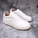 Ivory Forge Minimalist Leather Slip-Ons