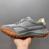 Patchwork Trail Mesh Sneakers