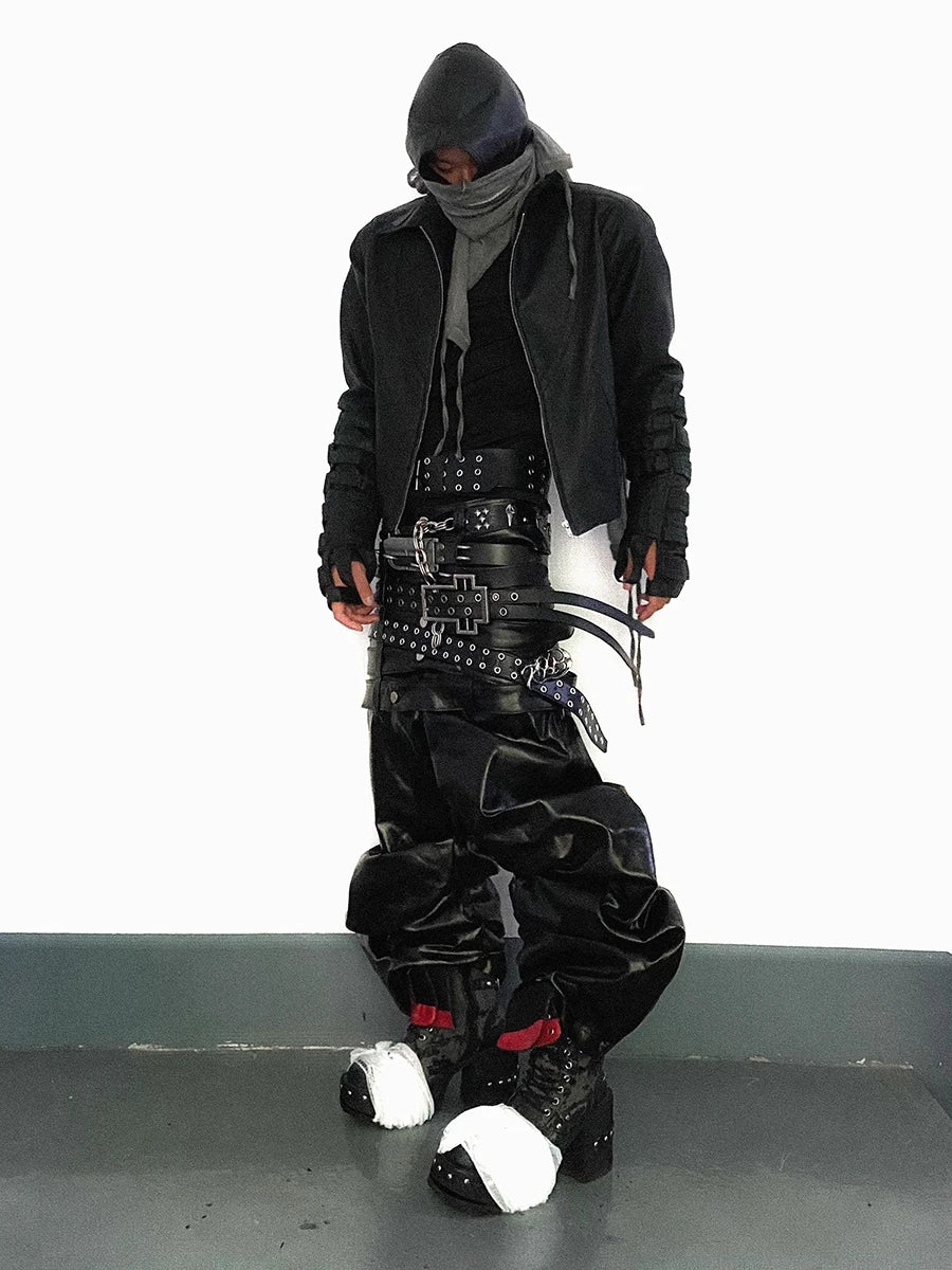 Black Patent Leather Pants