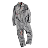 Zipper-Pocket Casual Overalls