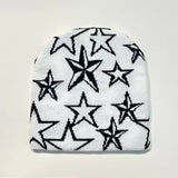five-pointed star y2k beanie