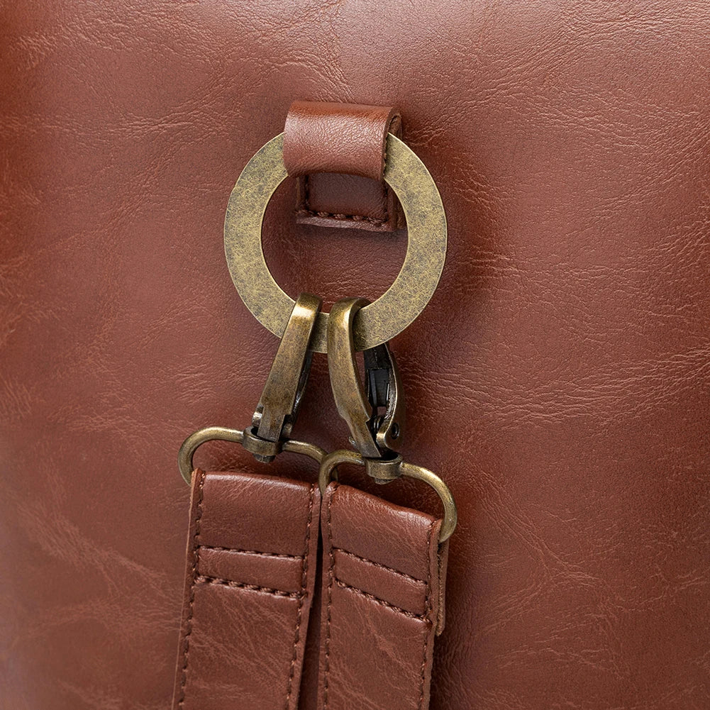 Pu Leather Steampunk Backpack