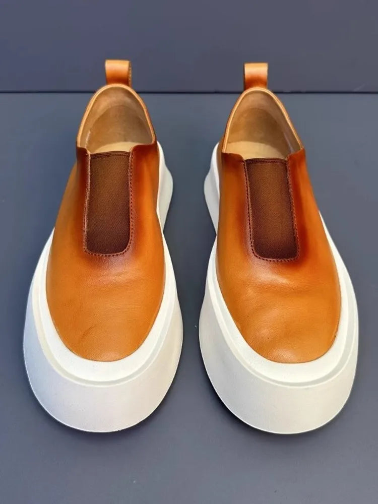 Thick Crest Slip-On Loafers