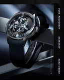 Trisome Star Planet Luminous Steel Automatic Watch