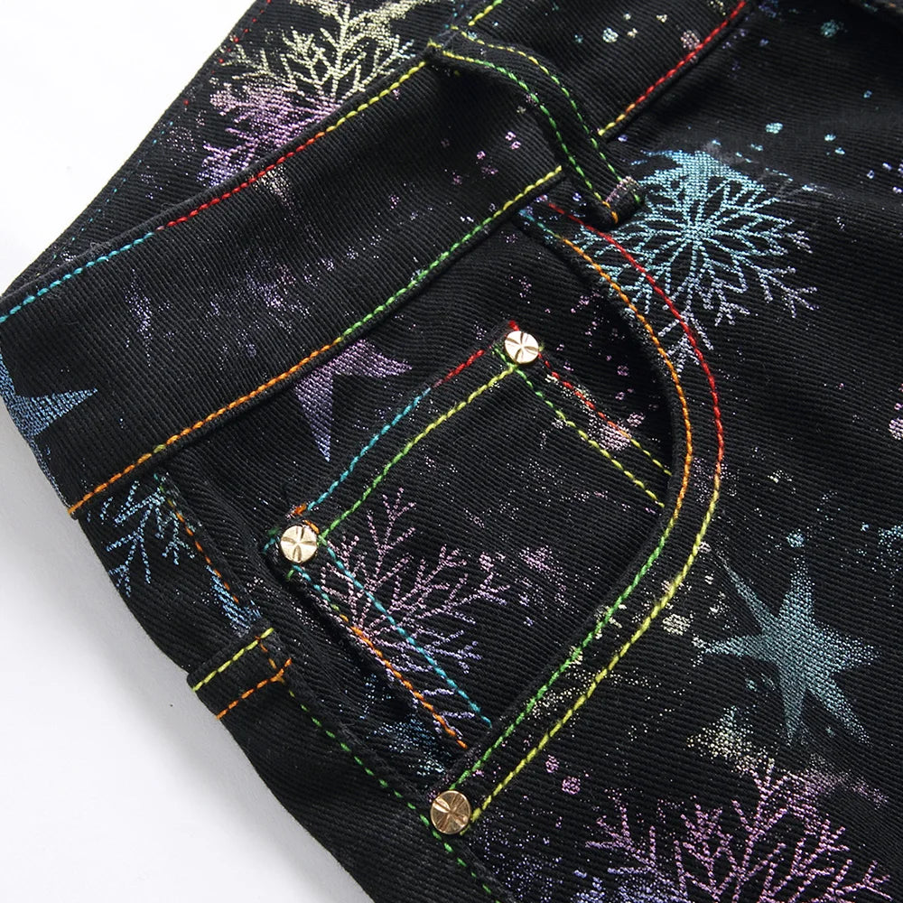 Cosmic Burst Slim Jeans