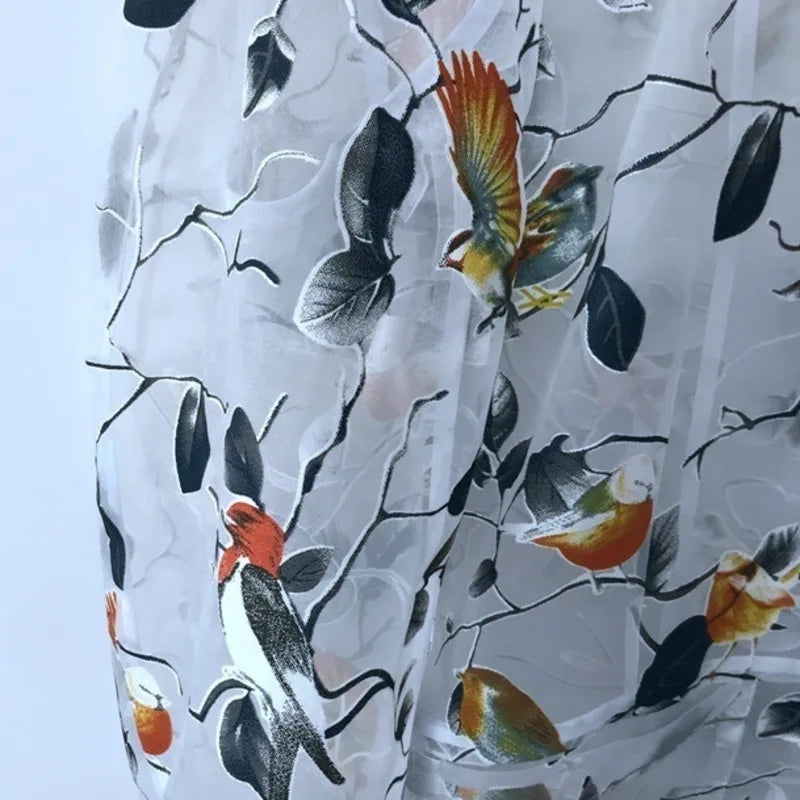 Mesh Garden See-through Blazer