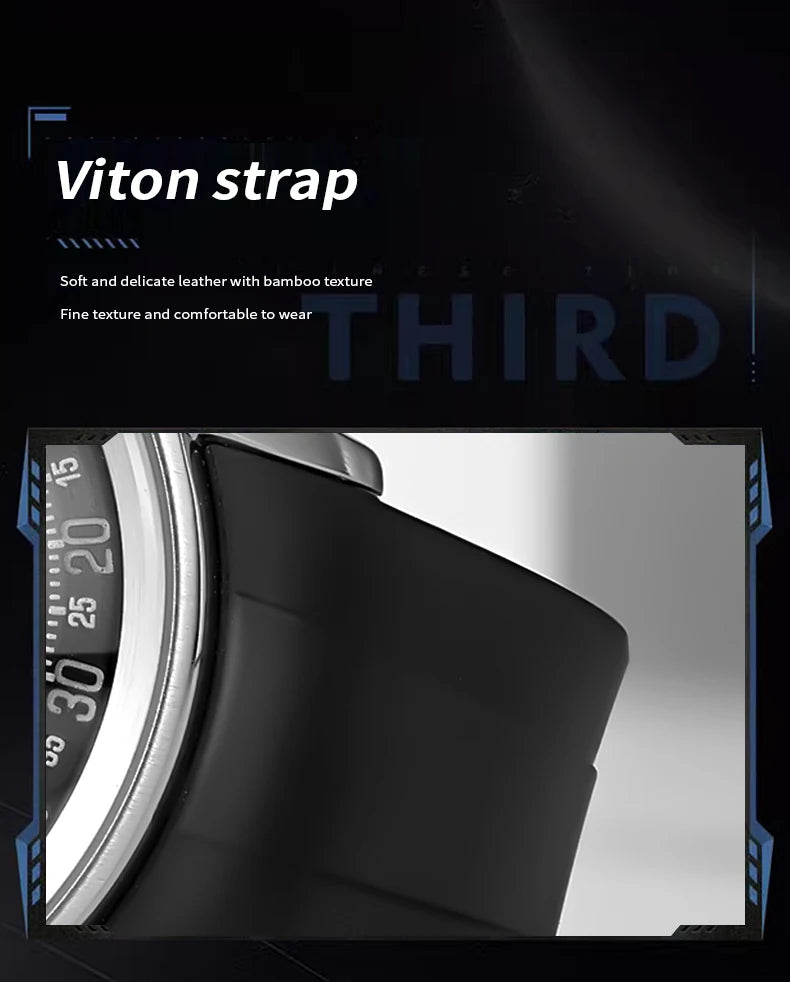 Trisome Star Planet Luminous Steel Automatic Watch