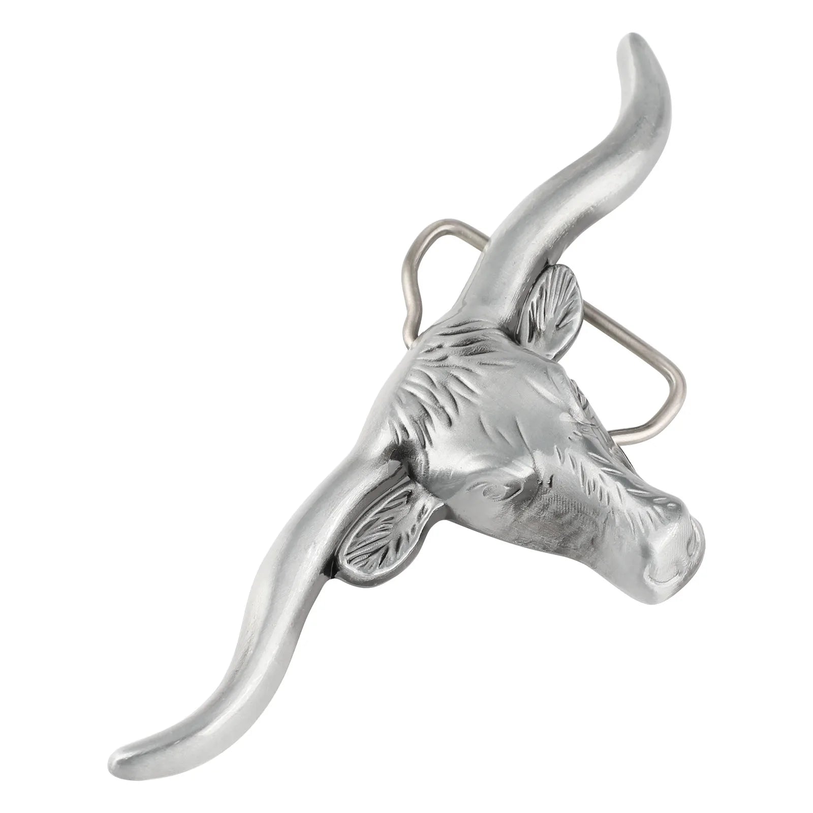 Longhorn Bull Head Belt Buckle