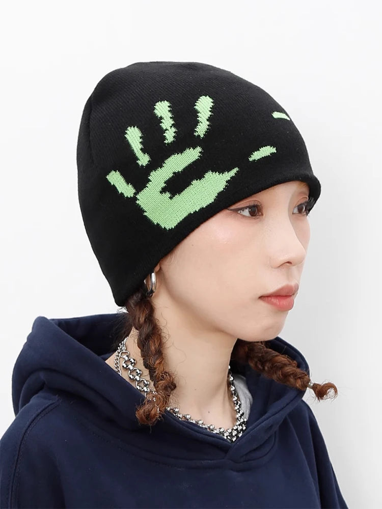 Green Handed y2k Beanie