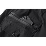 Techwear Button-Up Cargo Shorts
