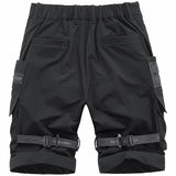 Techwear Button-Up Cargo Shorts